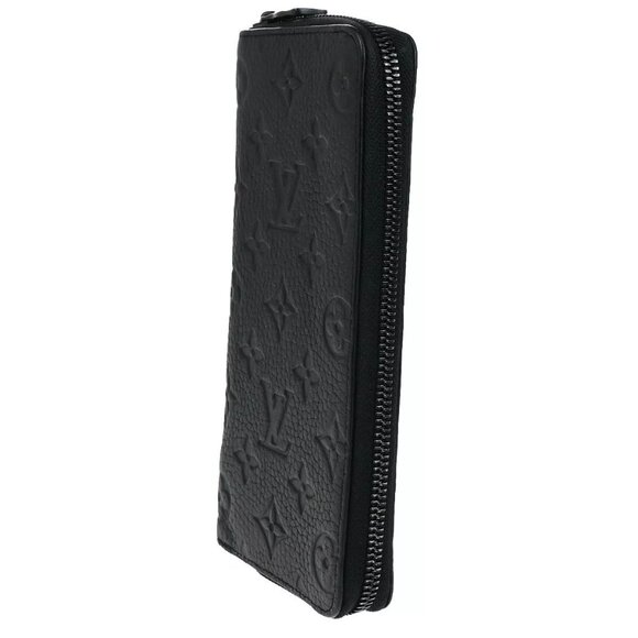 LOUIS VUITTON Zippy Wallet Vertical Wallet Monogram Taurillon BK - Picture 11 of 14